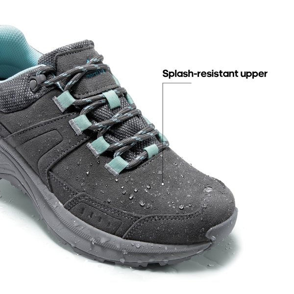 Women's Water-Resistant Lightweight Hiking Shoes - DARK GREY - 3